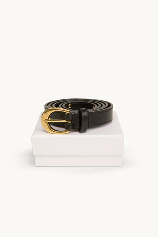 The Harper Studded Belt Warm Gold