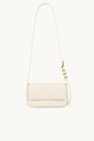 The Delilah Baguette in Cream/Gold Front 2