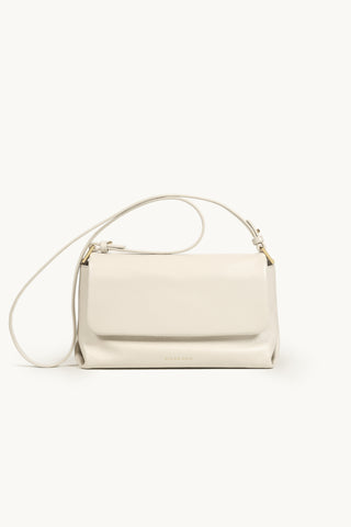 The Giselle Chain Bag in Cream/Gold Crossbody