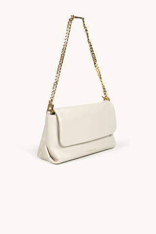 The Giselle Chain Bag in Cream/Gold Side 2