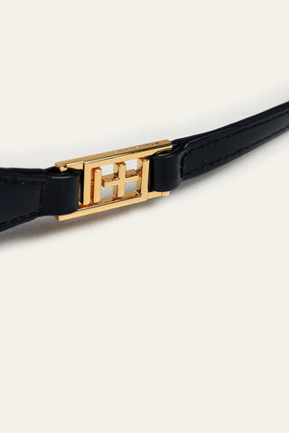 The Remi I+II Shoulder Bag in Black/Gold  Details